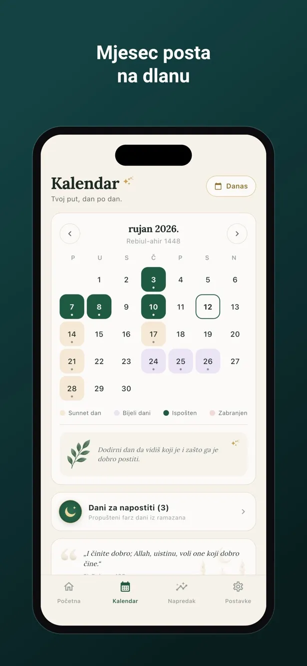 Kalendar postova