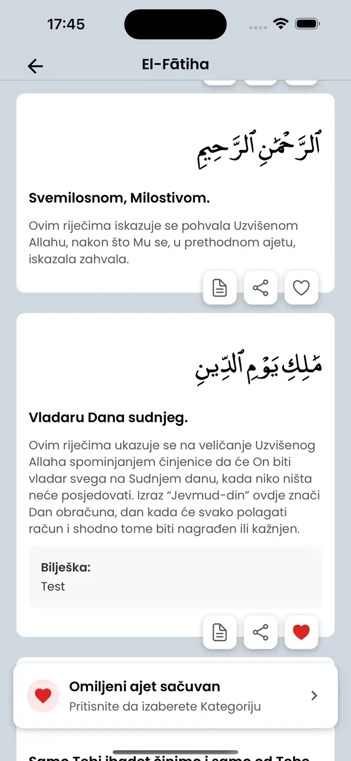 Tefsir sure El-Fatiha
