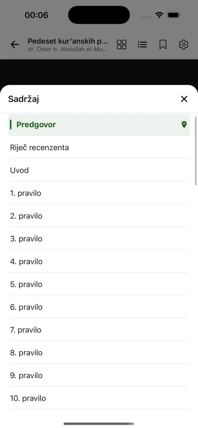 Sadržaj knjige